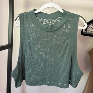 Lululemon All Yours Crop Tank Top *Veil